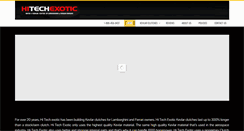 Desktop Screenshot of hitechexotic.com