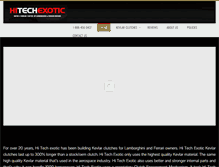 Tablet Screenshot of hitechexotic.com